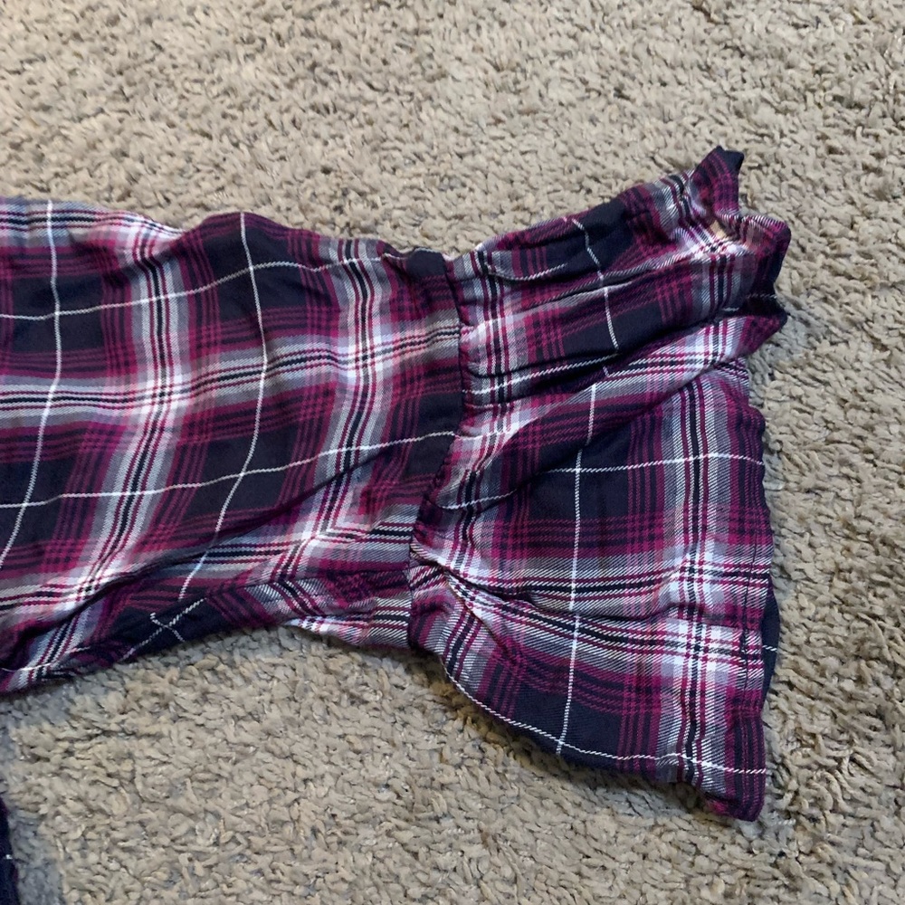 NWT Isabel Maternity Plaid Shirt Dress XL - Picture 4 of 6